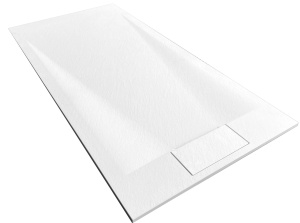 Cadita de dus Bazalt White 90x120 - Img 3