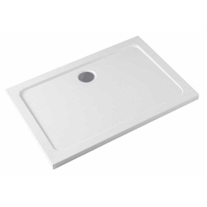 Cadita de dus dreptunghiulara slim ST05D 110 x 70 cm alba - Img 5
