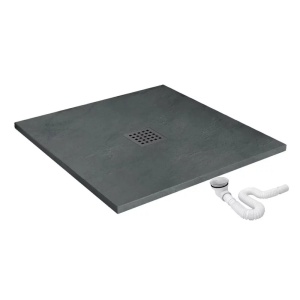Cadita de dus Grey Rock 90 x 90 - Img 6
