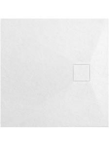 Cadita de dus Magnum Alb 90x90 - Img 2