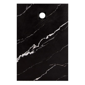 Cadita de dus Riko SLIM, Dimensiune 100x80cm, Marmura Neagra - Img 5