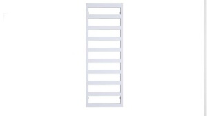 Calorifer de baie Portprosop Cube White 110x50cm, Culoare Alb