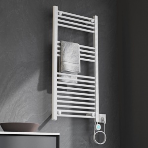 Calorifer electric vertical KATLA-WH 250W pentru baie 100x50, alb - Img 3