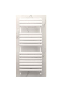 Calorifer Portprosop 120x50cm, Moon White, Design Modern, Culoare Alb