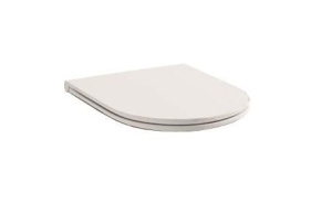 Capac toaleta slim Arizona cu sistem SoftClose si QuickRelease alb mat