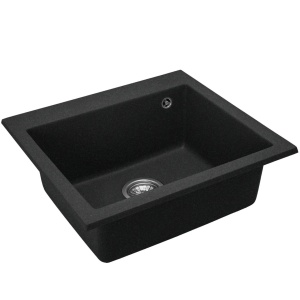 Chiuveta bucatarie Granit West XL black METALLIC - Img 1