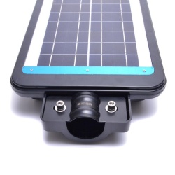 Lampa Solara de Exterior SeveShop cu Telecomanda, Senzor de Miscare, IP65, Rezistenta la Apa, 9000lm, Acumulator Lithium de 15000mAh, Panou Solar Monocristalin 6V/13W, Iluminare Stradala Puternica, 60W, Ideala pentru Parcuri, Strazi si Gradini, Alb - Img 4