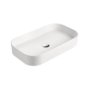 Lavoar pe blat Fluminia Capri alb 65 cm - Img 1