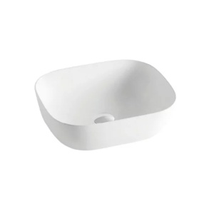 Lavoar pe blat Fluminia Crius White alb 46 cm - Img 1