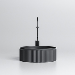Lavoar pe Blat LAVA-MTB-RF-370 Negru mat, Canelat - Img 7