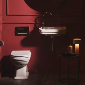 Lavoar pe mobilier Ideal Standard Atelier Calla alb lucios 87 cm cu 2 orificii baterie - Img 1