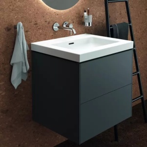 Lavoar pe mobilier Ideal Standard Atelier Extra alb lucios cu orificiu preaplin 61 cm - Img 9