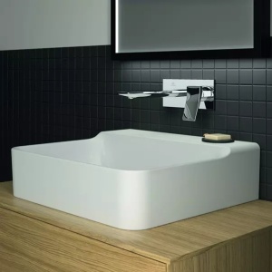 Lavoar suspendat Ideal Standard Atelier Conca 50 cm alb lucios - Img 9