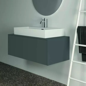 Lavoar suspendat Ideal Standard Atelier Extra alb lucios cu orificiu baterie si preaplin 80 cm - Img 4