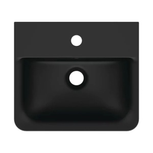Lavoar suspendat Ideal Standard Connect Air Cube 40x35 cm negru mat - Img 3
