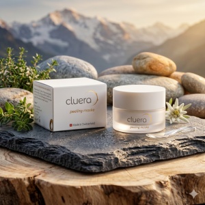 Masca Exfolianta Clean Care Cluera®, Made in Switzerland, Tehnologie Safe Scrub, Pentavitin, masca cu hidratare profunda si exfoliant delicat