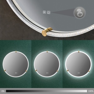 Oglinda baie cu LED si dezaburire 70cm BL805 - Img 3