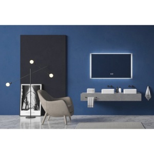 Oglinda Fluminia, Rodin 120, dreptunghiulara, cu LED, 3 culori, dezaburire, 120 cm - Img 7