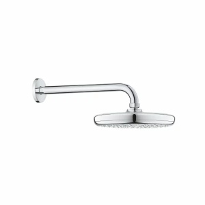 Palarie de dus rotunda Grohe New Tempesta 210 cu brat de dus crom