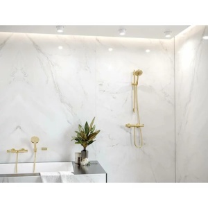 Para de dus Hansgrohe Raindance Select S 120 auriu lucios 3 functii - Img 2
