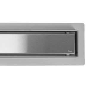 Rigola de dus 50cm, Rea Nickel, Culoare Otel Periat - Img 2