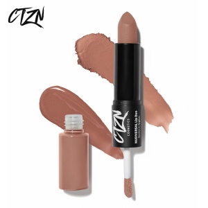 Ruj si creion de buze CTZN, Nudiversal Lip Duo, rezistent la apa, cu unt de mango salbatic, KualaLumpur