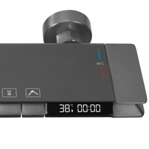 Set de dus REA Karl, Design Unic si Elegant, Culoare Titanium - Img 2