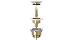 Set lavoar ROYAL GOLD EDGE si baterie inalta LUNGO GOLD ,DOP UNIVERSAL gold - Img 5