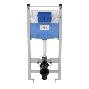 Set rezervor WC cu cadru Ideal Standard ProSys si clapeta Oleas M1 alb mat - Img 3