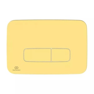 Set rezervor WC cu cadru Ideal Standard ProSys si clapeta Oleas M3 auriu periat - Img 4