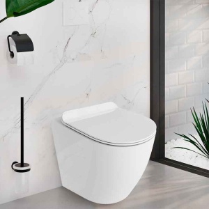 Set vas WC stativ cu capac soft close Spectrum Trendi 3.0 Tornado Flush alb - Img 3