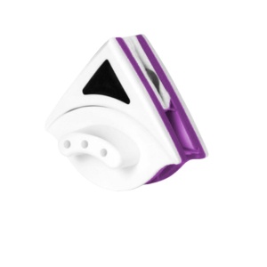 Stergator Geam Magnetic, SeveShop®, Aparat Spalat Geamuri, Pentru Geamuri Termopan 18-30 mm, Racleta Geamuri Duble Cu Sistem Magnetic Puternic, Curata Ambele Fete Simultan, Stergator Geam Cu Maner Ergonomic, Snur Siguranta, Mov - Img 1