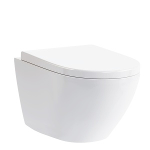 Vas WC PRO VILA WHITE, Sistem inovator de spalare Rimless Tornado, Suspendat, Ceramica sanitara - Img 2