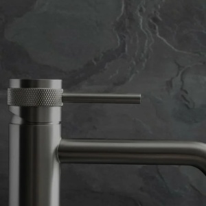 Baterie de lavoar pentru blat Rea Lungo Grip , Culoare Titanium - Img 6