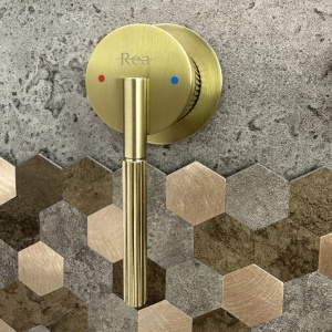 Baterie incastrata REA Argon +Box , Design Elegant, Culoare Brush Gold - Img 2