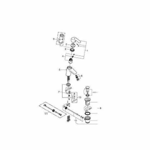 Baterie lavoar Grohe Eurosmart New S crom lucios - Img 3