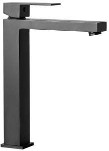 Baterie Lavoar REA FENIX BLACK, Montaj Pe Blat, Inaltime 27 Cm, Finisaj Negru Mat