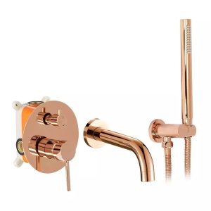 Baterie pentru cada Incastrata Rea Lungo Rose Gold + BOX - Img 1
