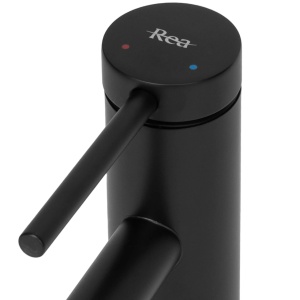 Baterie pentru lavoar Rea Foss BLACK negru low - Img 6