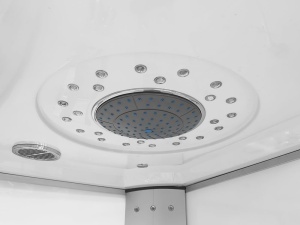 Cabina de dus cu hidromasaj MO-09914 cu sauna inclusa, Dispunere pe Stanga , 120X85 cm, Alb - Img 9