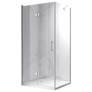 Cabina de dus KZ20C dimensiune 90X80cm culoare Crom