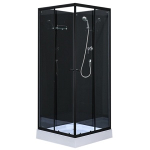 Cabina de dus patrata cu hidromasaj, Dimensiune 90x90 cm, Inaltime 210 cm - Img 2