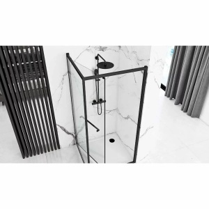 Cabina de dus Rea Space In Black 90x90 - Img 6