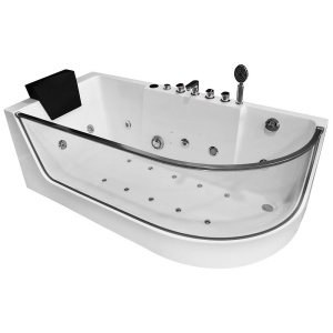 Cada de baie cu hidromasaj, 170x80cm, Culoare Alba