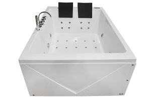 Cada de baie cu hidromasaj si Turbo Spa pentru 2 persoane 186 x 121 x 65 alba - Img 6