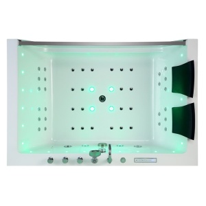 Cada de baie NIKE937 Dimesniune 180x120cm, Sistem de hidromasaj , Culoare Alb - Img 2