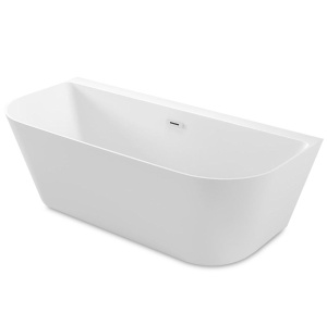 Cada De Baie REA OLIMPIA 170, Free-Standing, Design Modern, Alba - Img 1