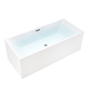 Cada de baie Santa 507C 170x75 , Culoare Alb , Deversor Cromat - Img 1