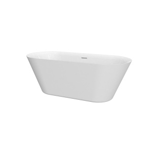 Cada freestanding, Florida, Viva 167.6, ovala, cu instalatie completa, alb