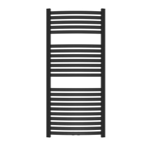Calorifer de baie portprosop PRO INVENA, 54 X 120 CM,negru - Img 1